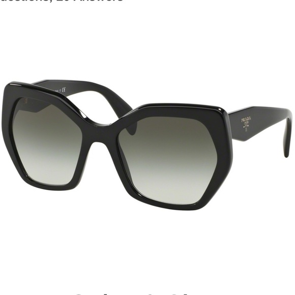 PRADA PR 16RS - Black Sunglasses